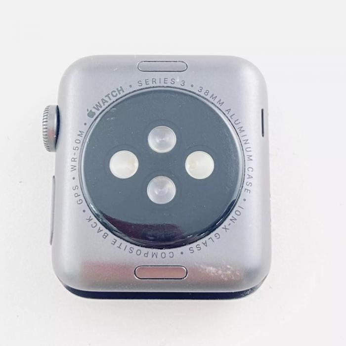 Apple Watch Series 3 GPS, 38mm, Space Gray, Black Sport Band (Восстановленный) - фото 2 - id-p225128928