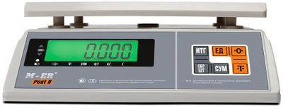 Весы фасов. Mertech M-ER 326AFU-15.1 LCD белый (3060) - фото 2 - id-p224653136