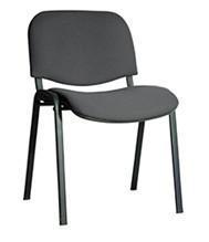 OLSS стул ИЗО ткань цвет темно-серый черная порошковая краска В-40 - фото 1 - id-p225151304