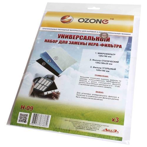 OZONE microne H-09 набор универсальных фильтров для замены HEPA-фильтра - фото 2 - id-p225151379