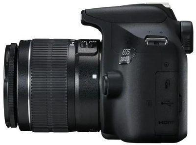 Зеркальный фотоаппарат Canon EOS 2000D kit ( EF-S 18-55mm f/3.5-5.6 III), черный - фото 7 - id-p224789016