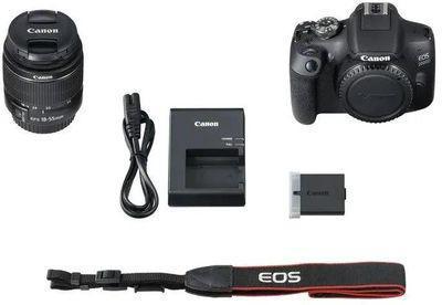 Зеркальный фотоаппарат Canon EOS 2000D kit ( EF-S 18-55mm f/3.5-5.6 III), черный - фото 9 - id-p224789016
