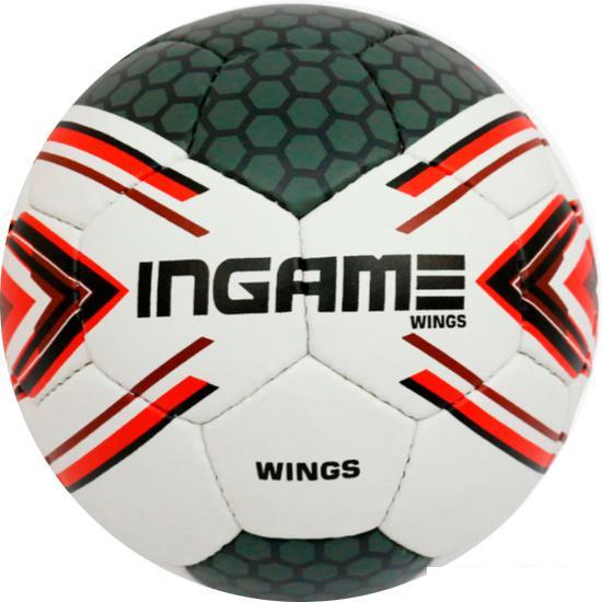 Футбольный мяч Ingame Wings IFB-134 (5 размер, белый/черный/красный) - фото 1 - id-p225064475