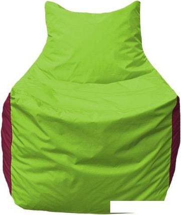 Кресло-мешок Flagman Фокс Ф2.1-169 (салатовый/бордовый), фото 2