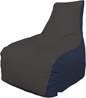 Кресло-мешок Flagman Бумеранг Б1.3-24 (серый/синий)