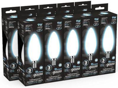 Упаковка ламп LED GAUSS E14, свеча, 9Вт, 103201109, 10 шт. - фото 5 - id-p224967675