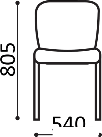 Офисный стул Brabix Iso CF-005 (ткань, серый) - фото 4 - id-p224851936