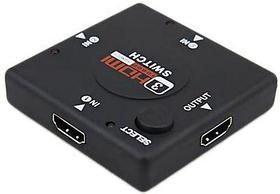 Переключатель аудио-видео PREMIER HDMI (f) - HDMI (f) , HDMI (f), ver 1.4, черный [7003]