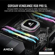 Оперативная память Corsair Vengeance RGB PRO SL 2x16GB DDR4 PC4-25600 CMH32GX4M2E3200C16, фото 3