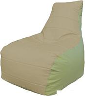 Кресло-мешок Flagman Бумеранг Б1.3-10 (бежевый/оливковый)