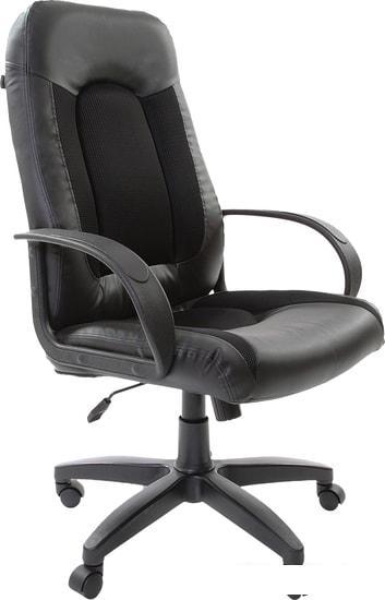 Кресло Brabix Strike EX-525 (кожзам/ткань TW, черный) - фото 1 - id-p224851989
