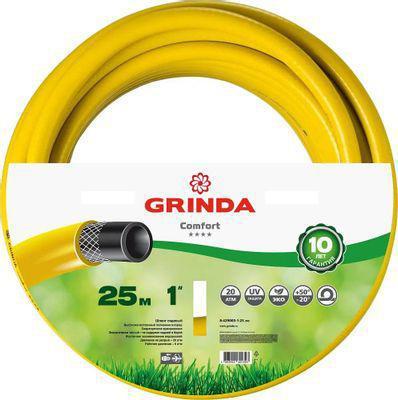 Шланг Grinda 8-429003-1-25_z02 1" 25м поливочный армированный желтый - фото 1 - id-p224967847