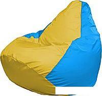 Кресло-мешок Flagman Груша Медиум Г1.1-263 (жёлтый/голубой)