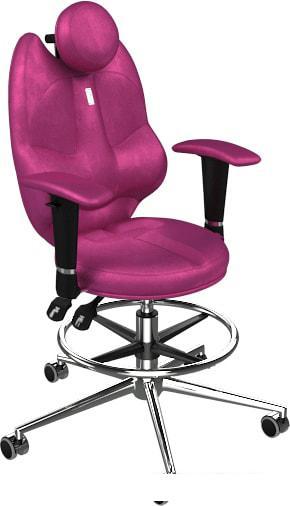 Кресло Kulik System Trio (с подставкой для ног, антара, розовый) - фото 4 - id-p224848364
