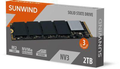 SSD накопитель SunWind NV3 SWSSD002TN3 2ТБ, M.2 2280, PCIe 3.0 x4, NVMe, M.2, rtl - фото 3 - id-p224968294