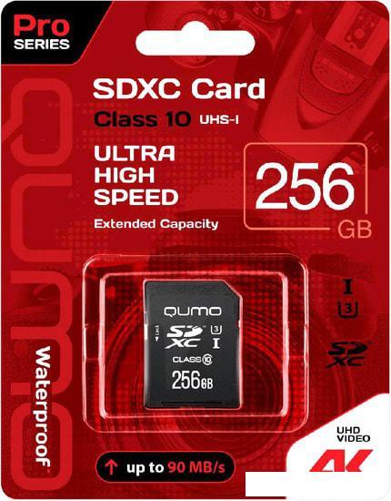 Карта памяти QUMO SDXC QM256GSDXC10U1 256GB