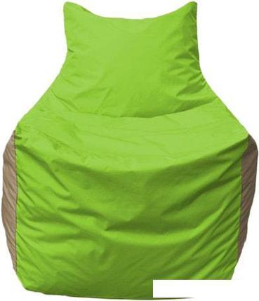 Кресло-мешок Flagman Фокс Ф2.1-186 (салатовый/бежевый), фото 2