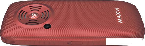 Кнопочный телефон Maxvi B32 (красный), фото 2