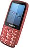 Кнопочный телефон Maxvi B32 (красный), фото 4