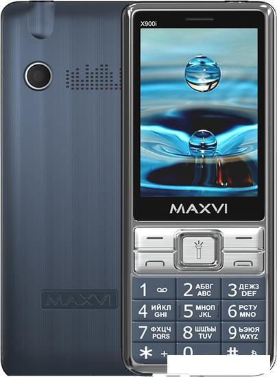 Кнопочный телефон Maxvi X900i (маренго)