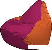 Кресло-мешок Flagman Груша Мини Г0.1-388 (фуксия/оранжевый)
