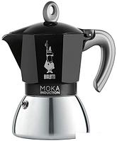 Гейзерная кофеварка Bialetti Moka Induction 2021 (4 порции, черный)