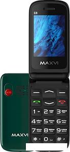 Кнопочный телефон Maxvi E8 (зеленый)