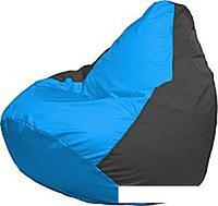 Кресло-мешок Flagman Груша Медиум Г1.1-270 (голубой/тёмно-серый)