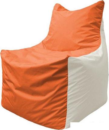 Кресло-мешок Flagman Фокс Ф2.1-189 (оранжевый/белый), фото 2