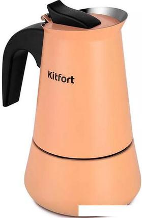 Гейзерная кофеварка Kitfort KT-7148-2, фото 2