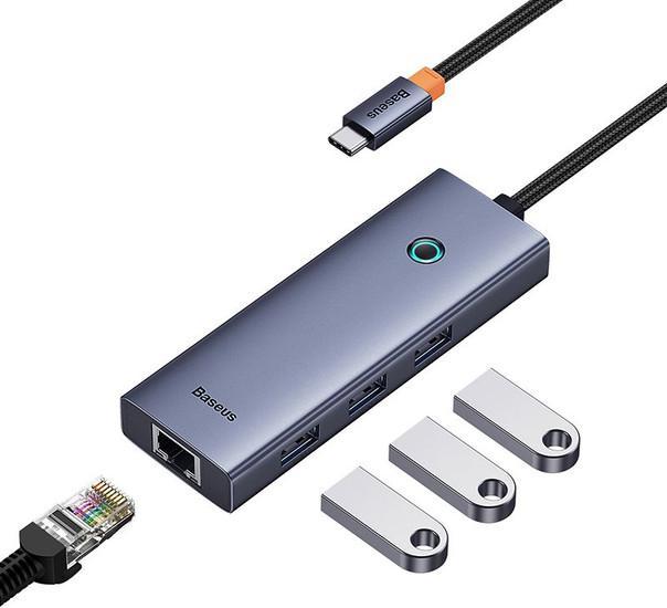 USB-хаб Baseus Flite Series 4-Port USB-C Hub B0005280A813-00 - фото 6 - id-p224825654