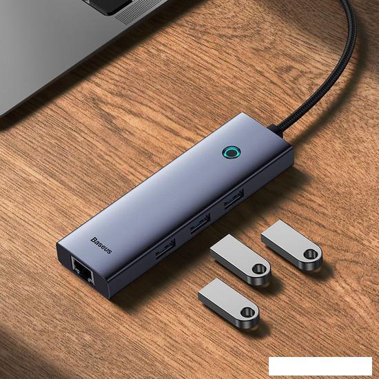USB-хаб Baseus Flite Series 4-Port USB-C Hub B0005280A813-00 - фото 9 - id-p224825654