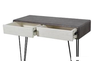 Консольный стол Калифорния мебель Телфорд (серый бетон/белый бетон), фото 3