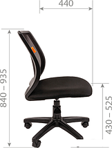 Офисный стул CHAIRMAN 699 Б/Л (черный), фото 3