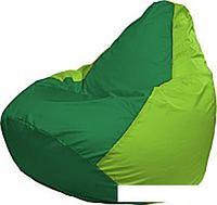 Кресло-мешок Flagman Груша Медиум Г1.1-241 (зелёный/салатовый)