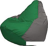 Кресло-мешок Flagman Груша Медиум Г1.1-239 (зелёный/серый)