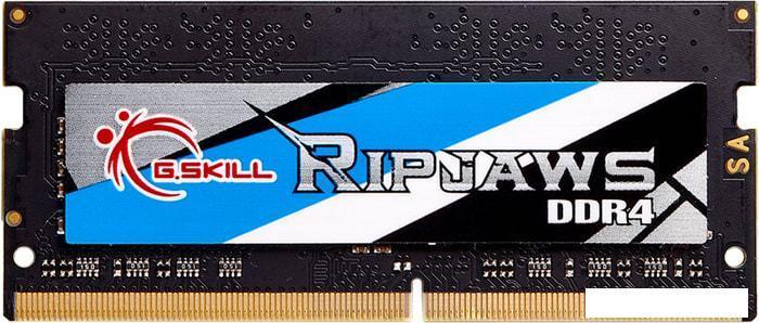 Оперативная память G.Skill Ripjaws 8GB DDR4 SODIMM PC4-25600 F4-3200C22S-8GRS, фото 2