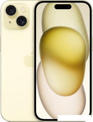 Смартфон Apple iPhone 15 Dual SIM 256GB (желтый), фото 2