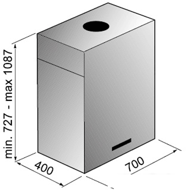 Кухонная вытяжка Korting KHA7950X Cube - фото 2 - id-p224847618
