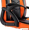 Кресло Brabix GM-203 (черный/оранжевый), фото 4