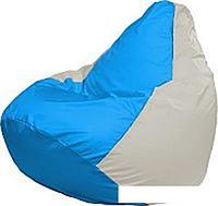 Кресло-мешок Flagman Груша Медиум Г1.1-282 (голубой/белый)