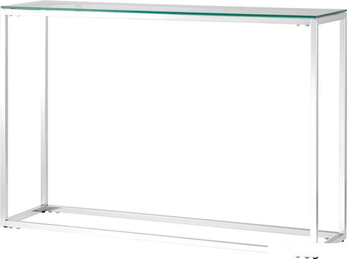 Консольный стол Stool Group Таун 115x30 ECST-022 (прозрачное стекло/сталь серебристый) - фото 1 - id-p225159245