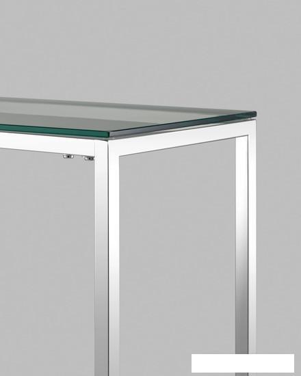 Консольный стол Stool Group Таун 115x30 ECST-022 (прозрачное стекло/сталь серебристый) - фото 6 - id-p225159245