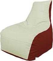 Кресло-мешок Flagman Бумеранг Б1.3-06 (белый/красный)