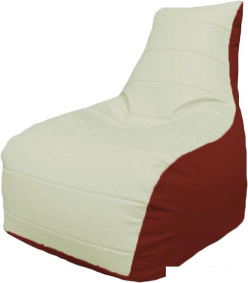 Кресло-мешок Flagman Бумеранг Б1.3-06 (белый/красный) - фото 1 - id-p224847689