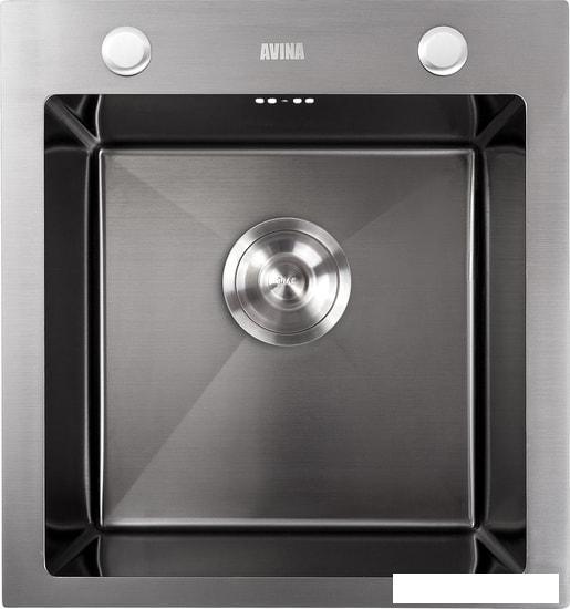 Кухонная мойка Avina HM4548 PVD (графит) - фото 1 - id-p224851392