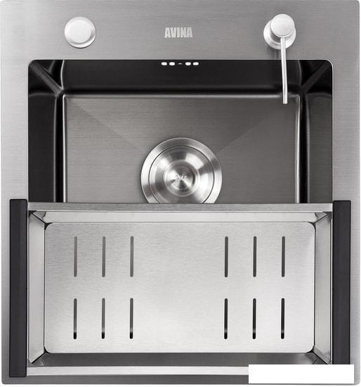 Кухонная мойка Avina HM4548 PVD (графит) - фото 2 - id-p224851392