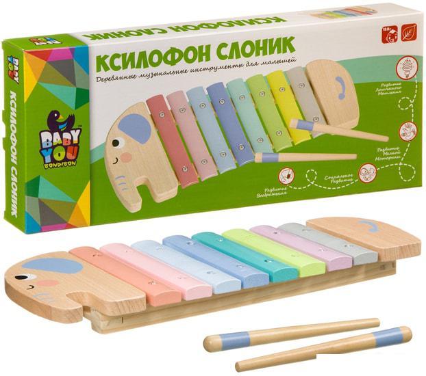 Развивающая игрушка Bondibon Baby You Ксилофон Слоник ВВ4014 - фото 2 - id-p224851403