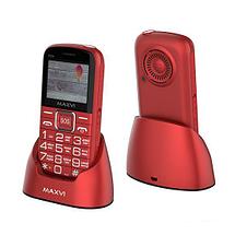 Кнопочный телефон Maxvi B5ds (красный), фото 2