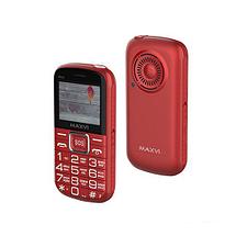 Кнопочный телефон Maxvi B5ds (красный), фото 3